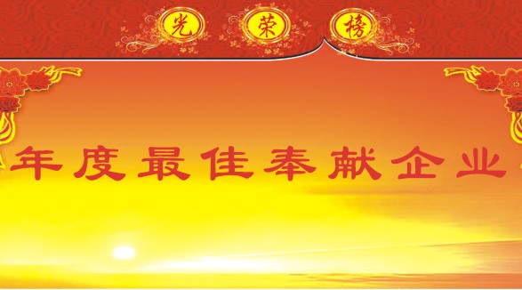 年度最佳奉献企业