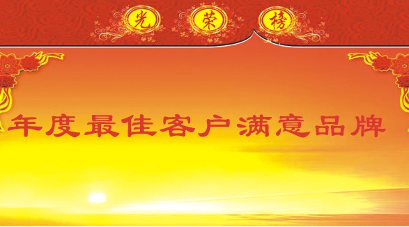 年度最佳客户满意品牌