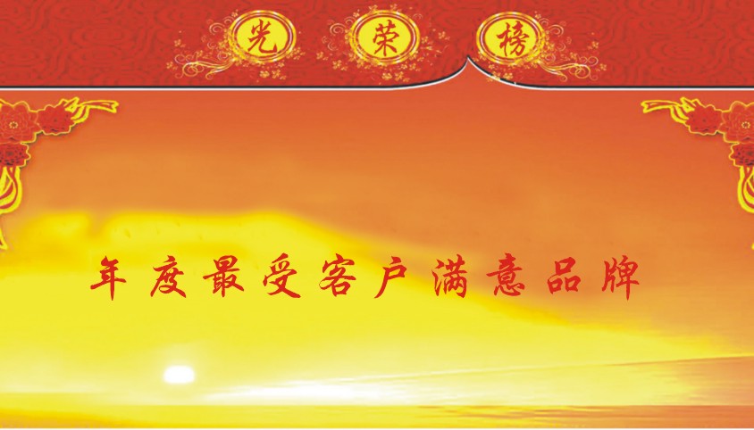 年度最受客户满意品牌